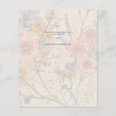 ヴィンテージレトロティーパーティーレッド水玉模様誕生日 チラシ (裏面)