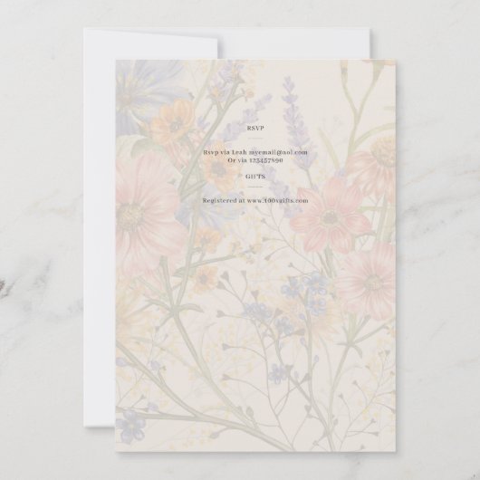 ヴィンテージレトロティーパーティーレッド水玉模様誕生日 招待状 (裏面)