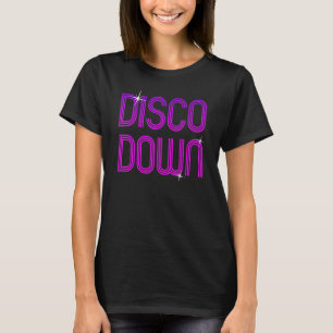 ヴィンテージレトロディスコダウン70s 80sファミリパーティーDanc Tシャツ