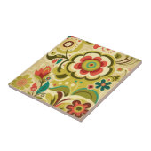 ヴィンテージレトロデザインフローラライト タイル (側面)