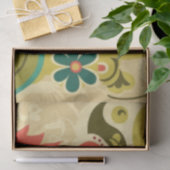 ヴィンテージレトロデザインフローラライト 薄葉紙 (ギフト)