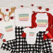ヴィンテージレトロトレンディークリスマスマッチングファミリー Tシャツ