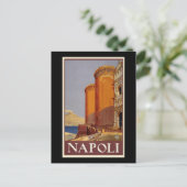 ヴィンテージレトロナポリイタリイタリアントラベルツーリズム ポストカード (スタンド正面)