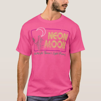 ヴィンテージレトロネオンおもしろいムーンズ歌詞ミュージック70S Sh Tシャツ