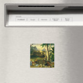 ヴィンテージレトロノアの箱舟と動物 マグネット (インサイチュ (食洗機))