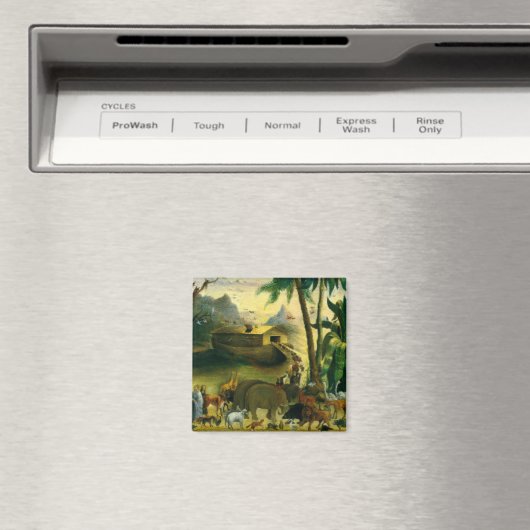 ヴィンテージレトロノアの箱舟と動物 マグネット (インサイチュ (食洗機))