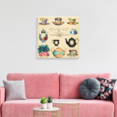 ヴィンテージレトロノーススターティーブレンドカンパニー広告 キャンバスプリント (インサイチュ (リビング))