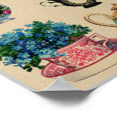 ヴィンテージレトロノーススターティーブレンドカンパニー広告 ポスター (角)