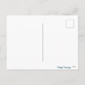 ヴィンテージレトロハッピーイースターバンニーズアンドチックス シーズンポストカード (裏面)