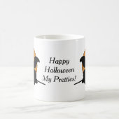 ヴィンテージレトロハッピーハローウィンマイプリティスウィッチ コーヒーマグカップ (中央)