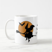 ヴィンテージレトロハッピーハローウィンマイプリティスウィッチ コーヒーマグカップ (左)