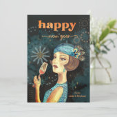 ヴィンテージレトロハッピー新年 シーズンカード (スタンド正面)