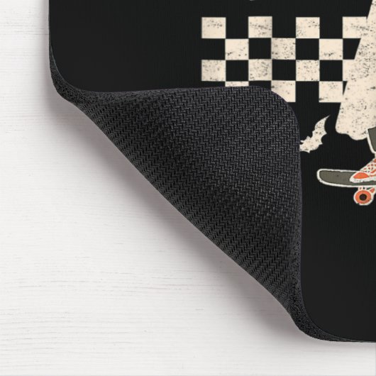 ヴィンテージレトロハロウィンクリープ実在it幽霊ボーイファ マウスパッド (コーナー)