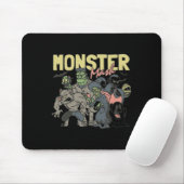 ヴィンテージレトロハロウィーンモンスターマッシュブー幽霊ウィット マウスパッド (マウス)