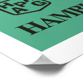 ヴィンテージレトロハンブルクアメリカ海運旅行 ポスター (角)