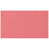 ヴィンテージレトロハートとボーズレッドヴァレンティーンズデイ テーブルクロス (正面(横))