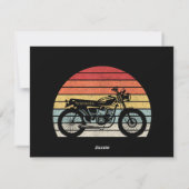 ヴィンテージレトロバイク シーズンカード (裏面)