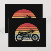 ヴィンテージレトロバイク シーズンカード (正面/裏面)