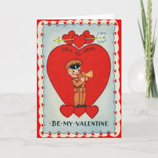 ヴィンテージレトロバグラーバレンタイン シーズンカード (正面)