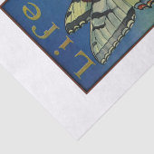 ヴィンテージレトロバタフライガール 薄葉紙 (詳細)