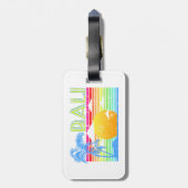 ヴィンテージレトロバリ ラゲッジタグ (裏面縦)