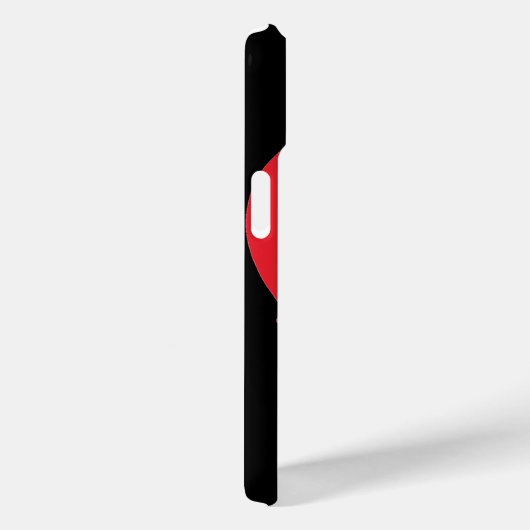 ヴィンテージレトロバレンタインデー男の子魚釣りハート Case-Mate iPhoneケース (裏面 / 右)