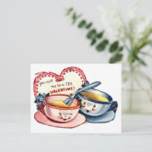 ヴィンテージレトロバレンタインデー シーズンポストカード (スタンド正面)