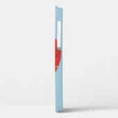 ヴィンテージレトロバレンタインデー、女の子のフェンス Case-Mate iPhoneケース (裏面 / 左)