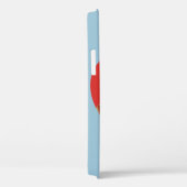 ヴィンテージレトロバレンタインデー、女の子のフェンス Case-Mate iPhoneケース (裏面 / 右)