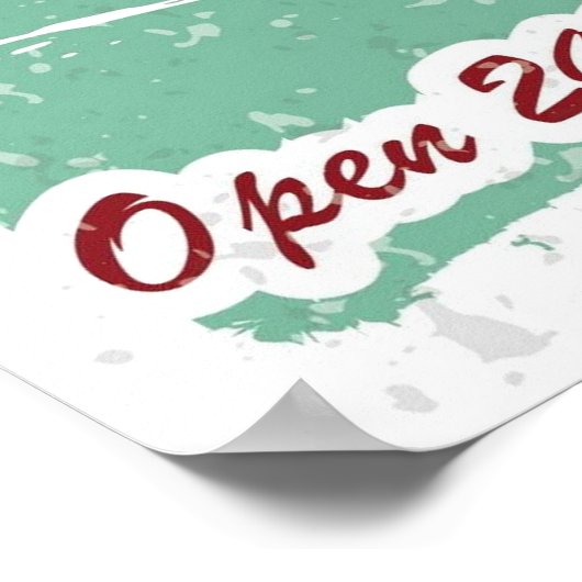 ヴィンテージレトロバーガーディナーポスター ポスター (角)