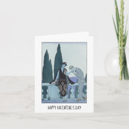 ヴィンテージレトロバービエエレガントールヴァレンティーンズ カード