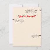 ヴィンテージレトロバーベキューパーティの招待状 招待状 (裏面)