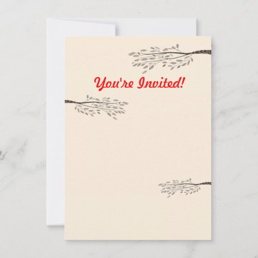 ヴィンテージレトロバーベキューパーティの招待状 招待状 (裏面)