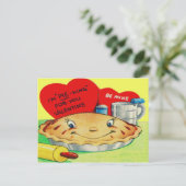 ヴィンテージレトロパイバレンタイン シーズンポストカード (スタンド正面)