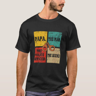 ヴィンテージレトロパパマン警察士伝説 Tシャツ