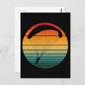 ヴィンテージレトロパラシュート ポストカード (正面/裏面)