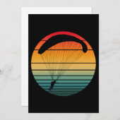 ヴィンテージレトロパラシュート 招待状 (正面/裏面)