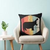 ヴィンテージレトロヒッポポタムスラバーズギフト クッション (椅子)