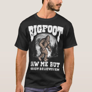 ヴィンテージレトロビッグフット私を見たが一信じHなし Tシャツ