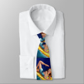 ヴィンテージレトロビリーデヴォルスサーファーピンナップ ネクタイ (タイ)