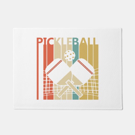 ヴィンテージレトロピックボール ドアマット (正面)