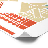 ヴィンテージレトロピックボール ポスター (角)