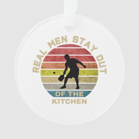 ヴィンテージレトロピックルおもしろいボール オーナメント (正面)