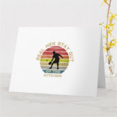 ヴィンテージレトロピックルおもしろいボール カード (黄色い花)