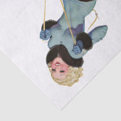 ヴィンテージレトロピンアップガールデコパージュ家具 薄葉紙 (詳細)