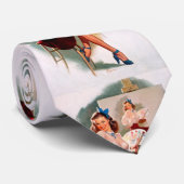 ヴィンテージレトロピンアップガール ネクタイ (ロール)