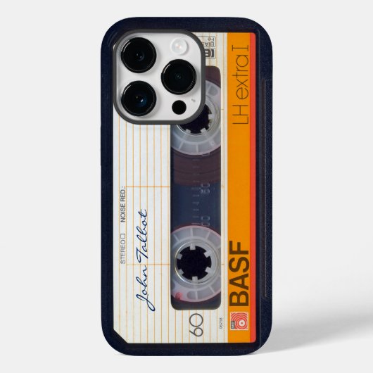 ヴィンテージレトロファッションド80s Mixtapeオーディオテープ3 i Case-Mate iPhoneケース (裏面)