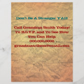 ヴィンテージレトロファミリーギャザリング懇親会フライヤー チラシ (裏面)