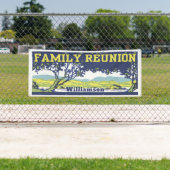 ヴィンテージレトロファミリーツリー懇親会収集 横断幕 (インサイチュ)