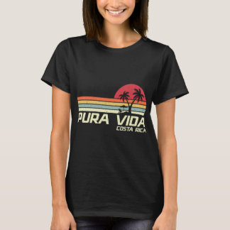 ヴィンテージレトロファミリーバケーションコスタリカプラヴィダ Tシャツ